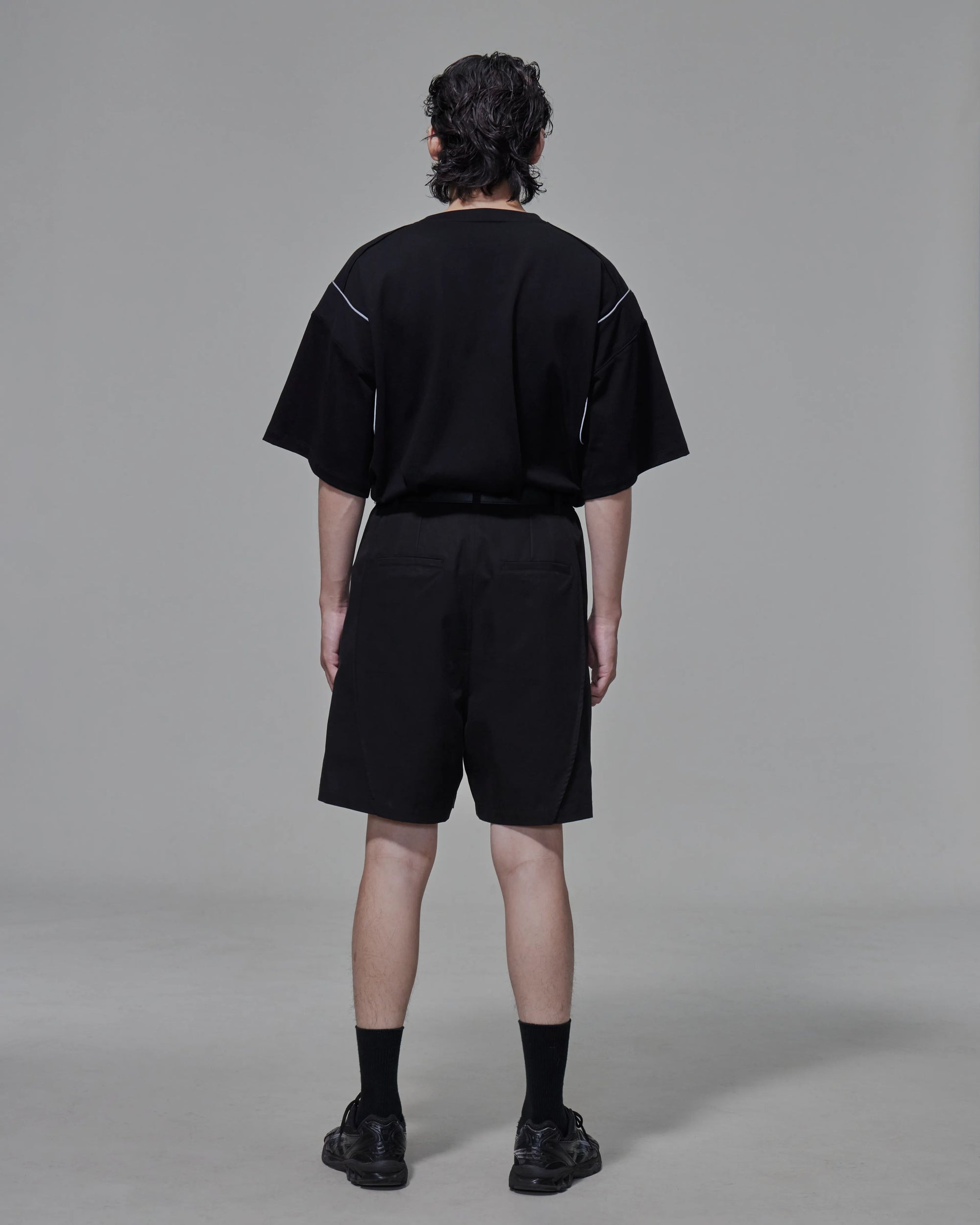 ワイドレッグスクープショーツ