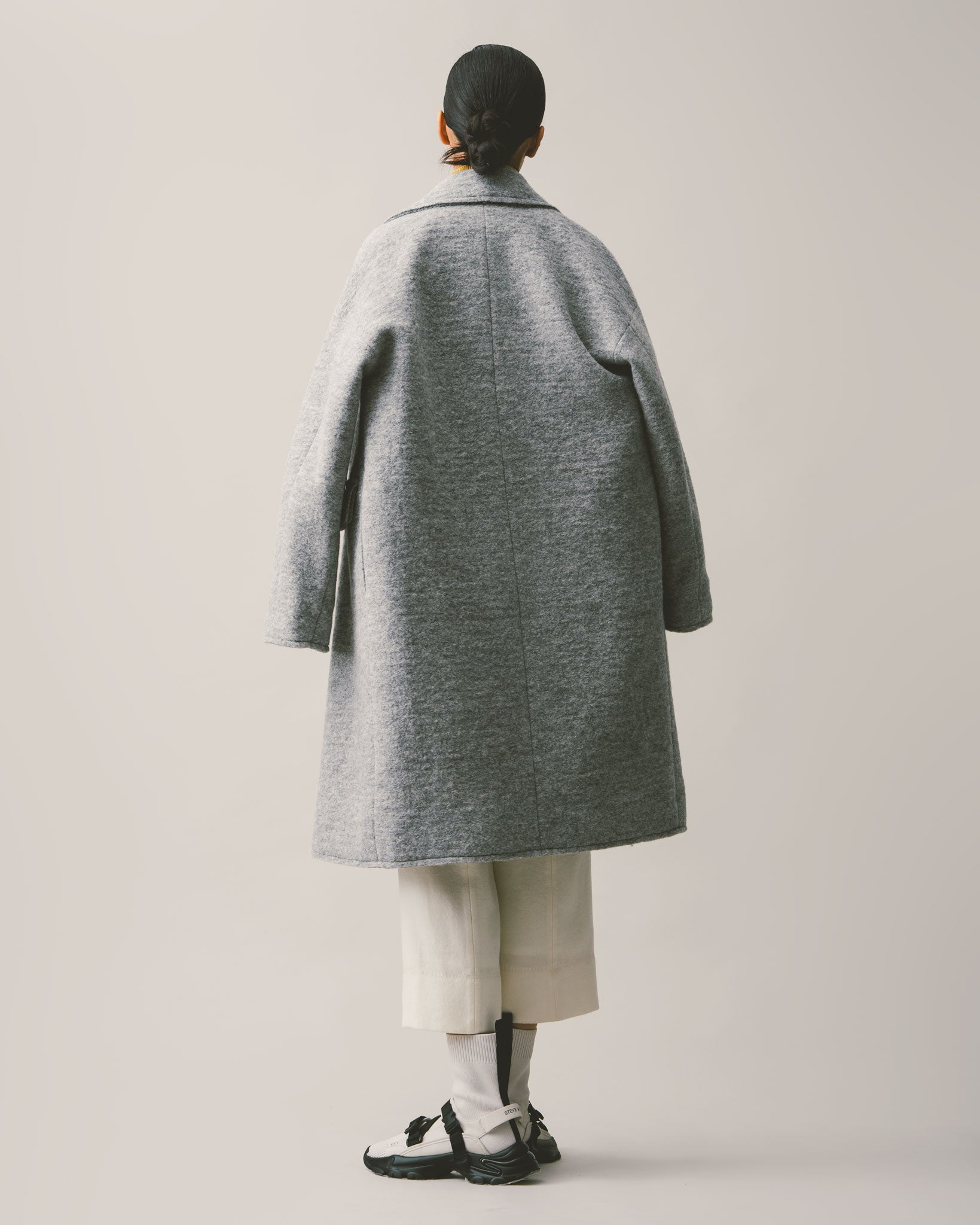 カットオフウールコート | Gray