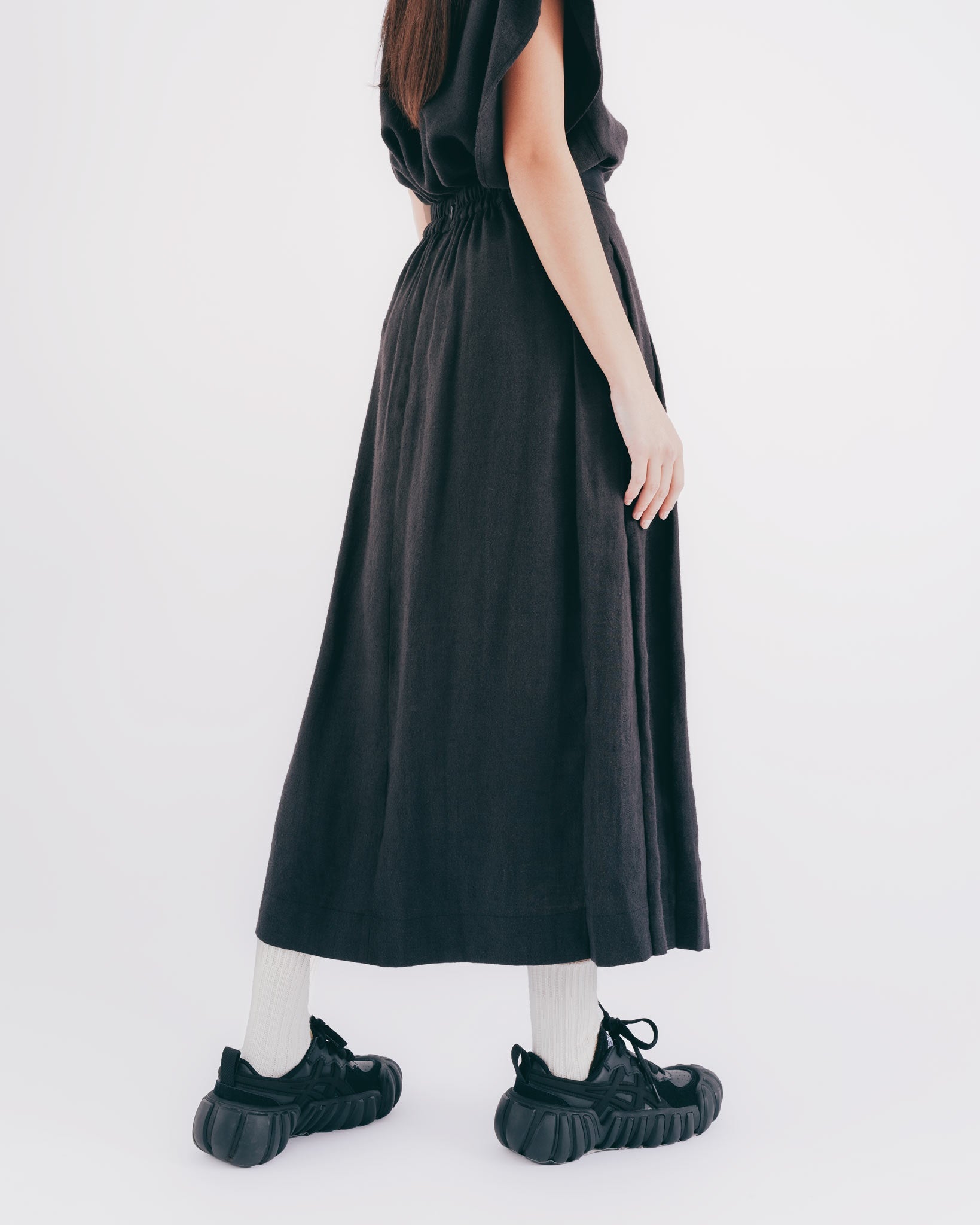 プリーツスカート｜black 4