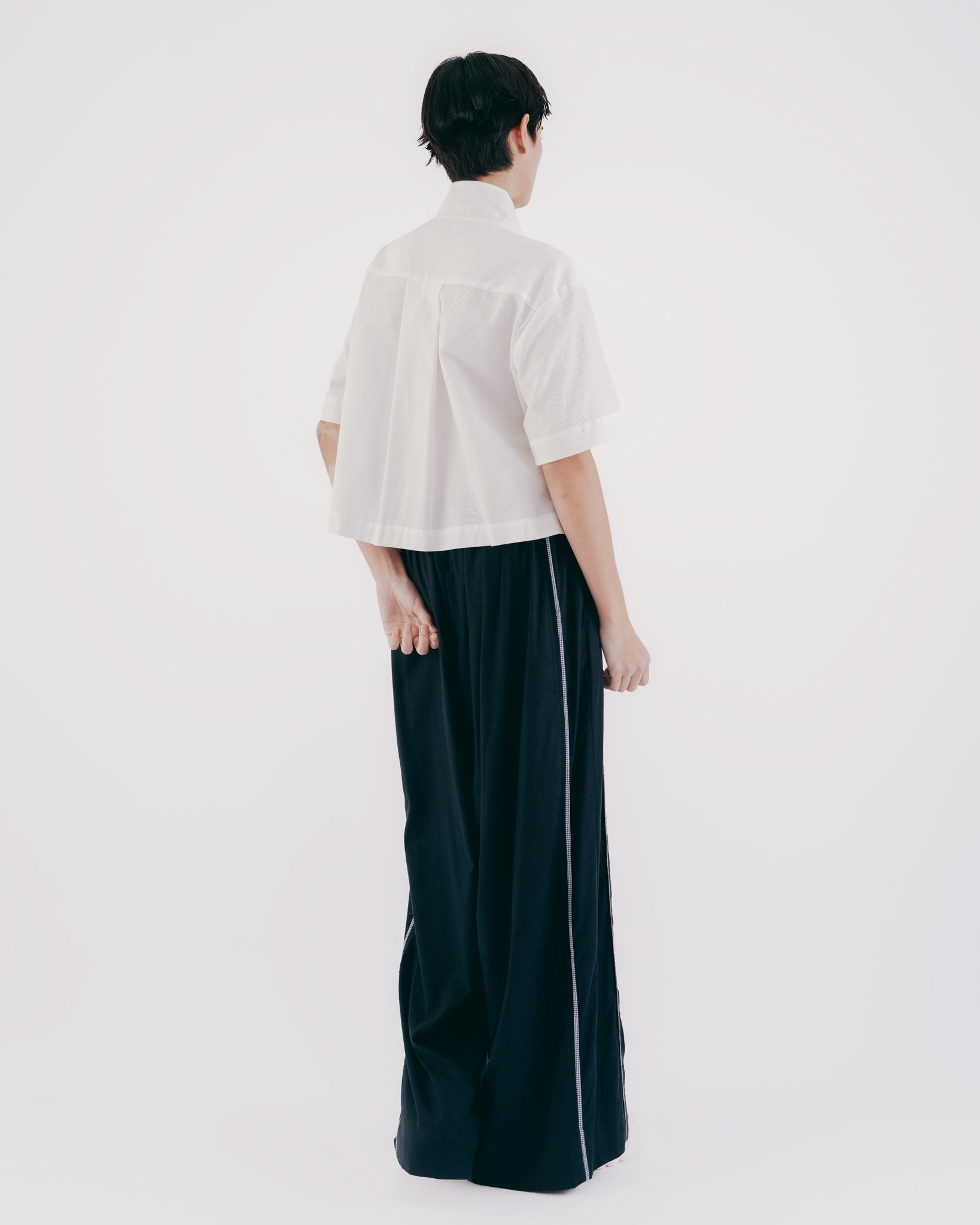 パイピング ワイドパンツ 5