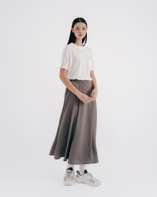 前後2WAY ニットPOLOシャツ｜white 6