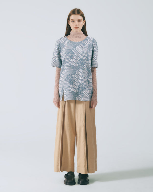 《幾何学模様》2WAYサイドスリットTシャツ 7