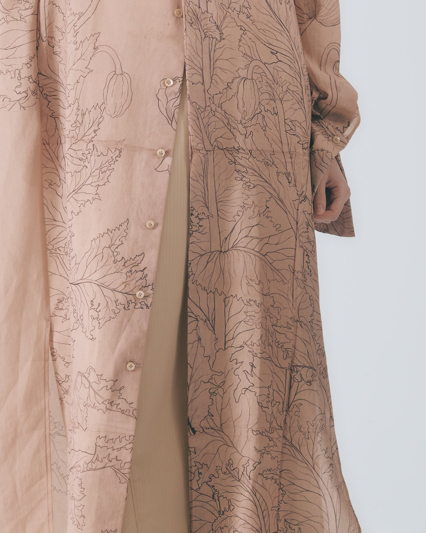 《ケシの花》 プリントロングシャツ 3