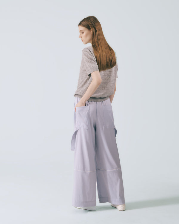 リブニットTシャツ｜light grey 5