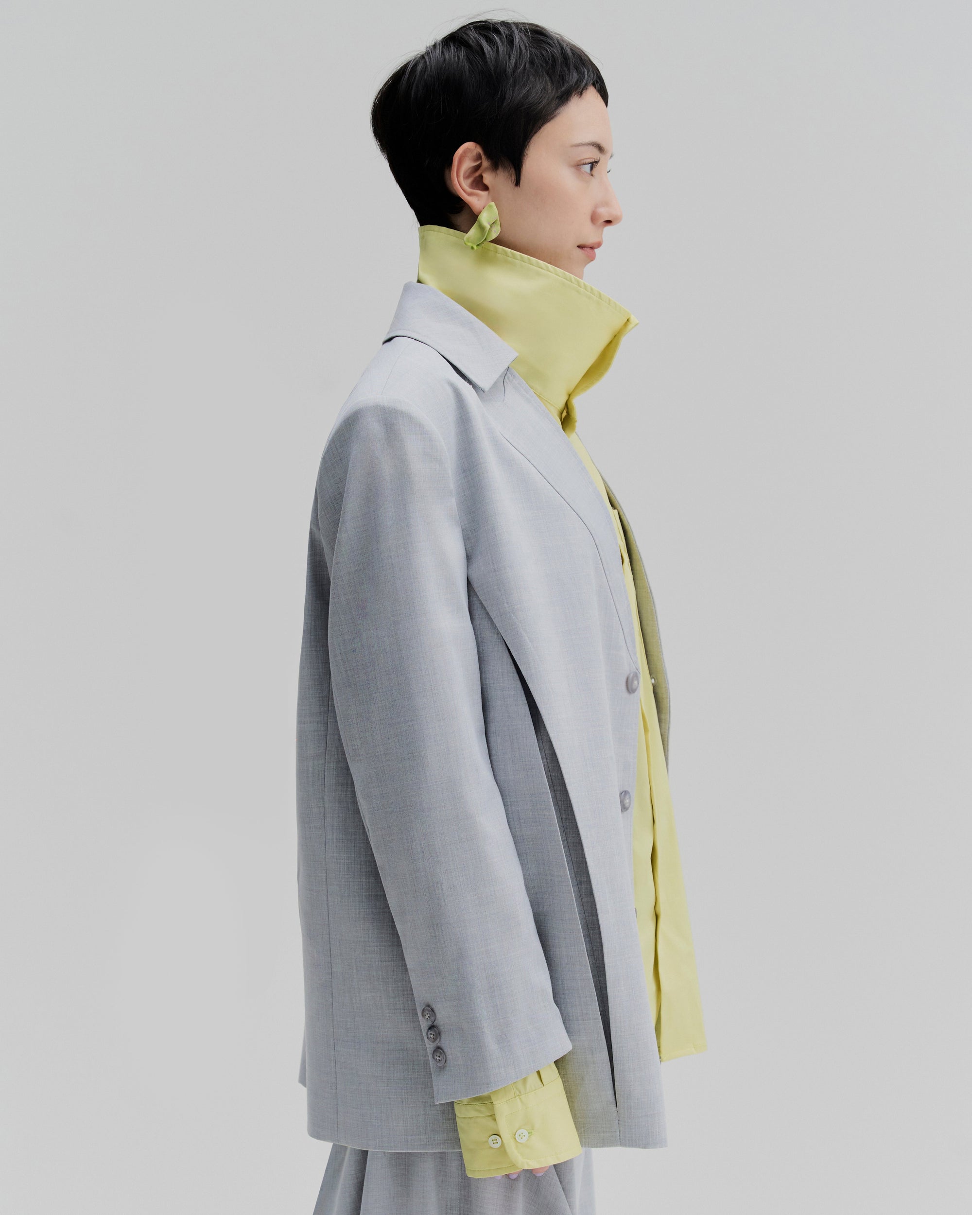 Relaxed Blazer With Box Pleats