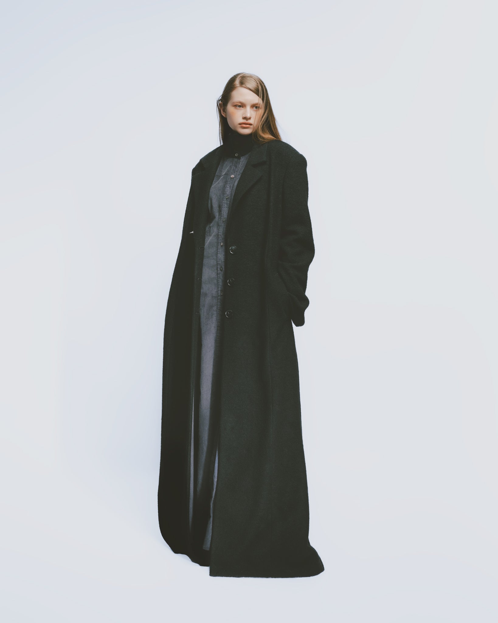 オーバーサイズロングコート