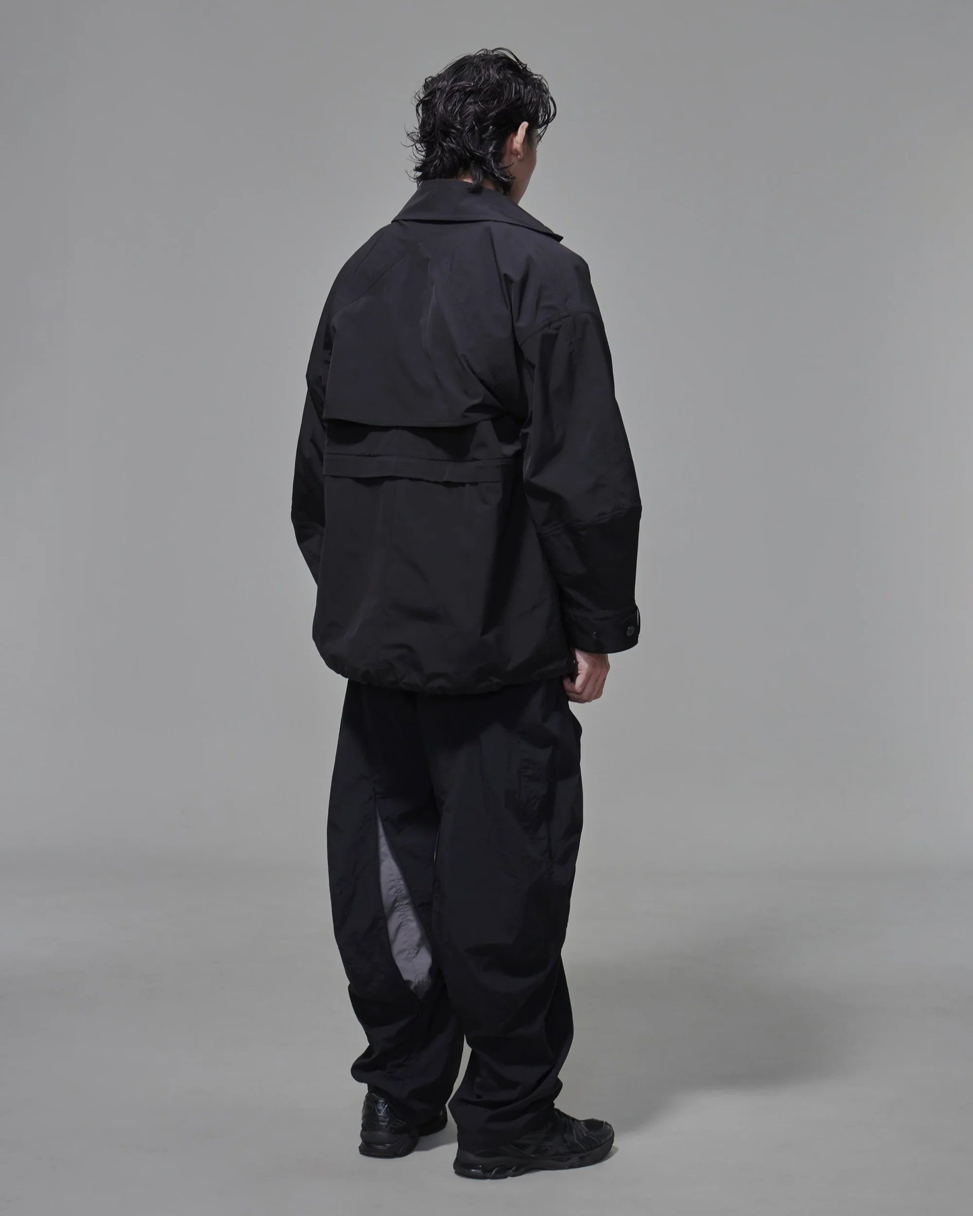 Oversized multi-way Field Jacket Black