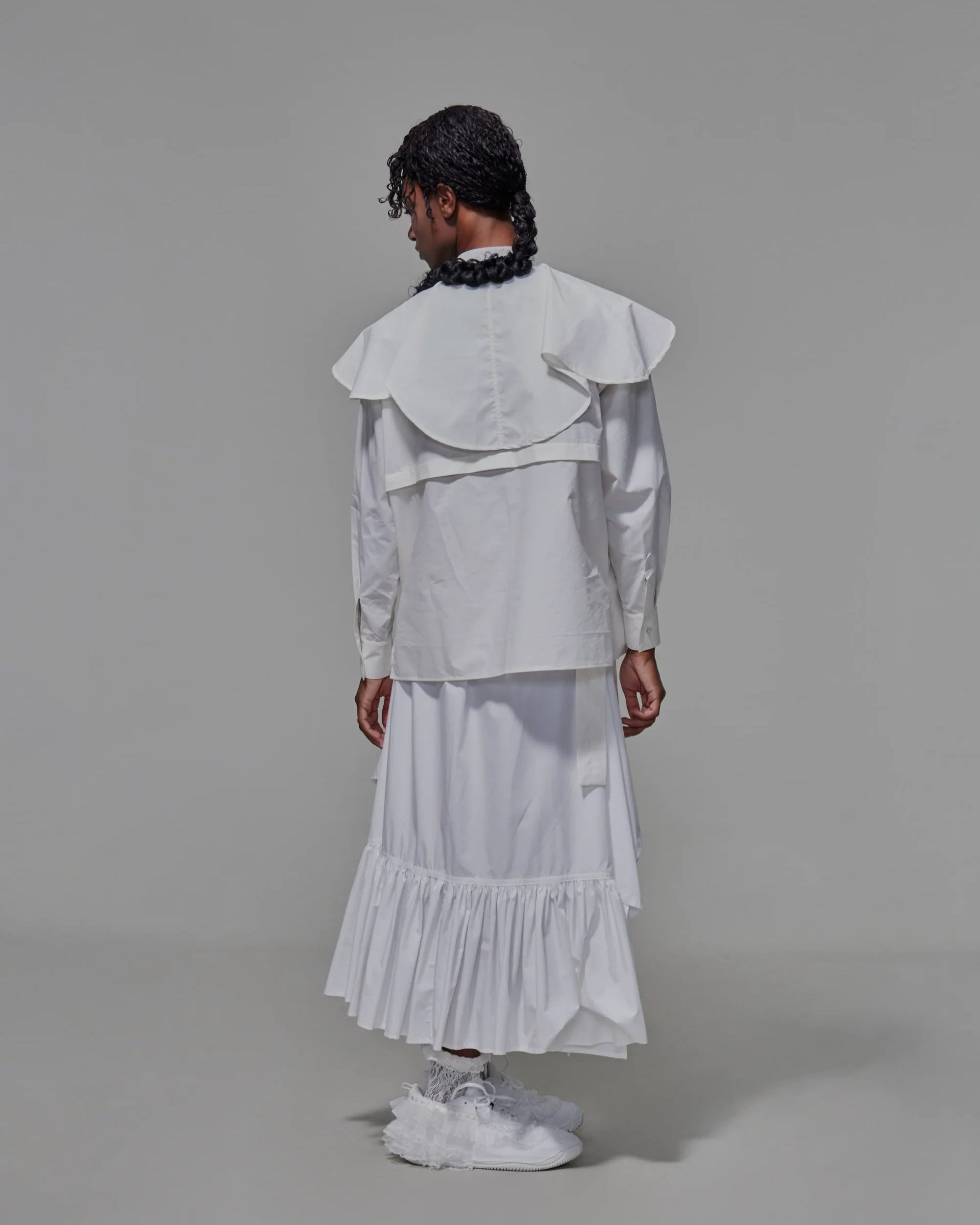 Two-way Cape Wallflower Shirt