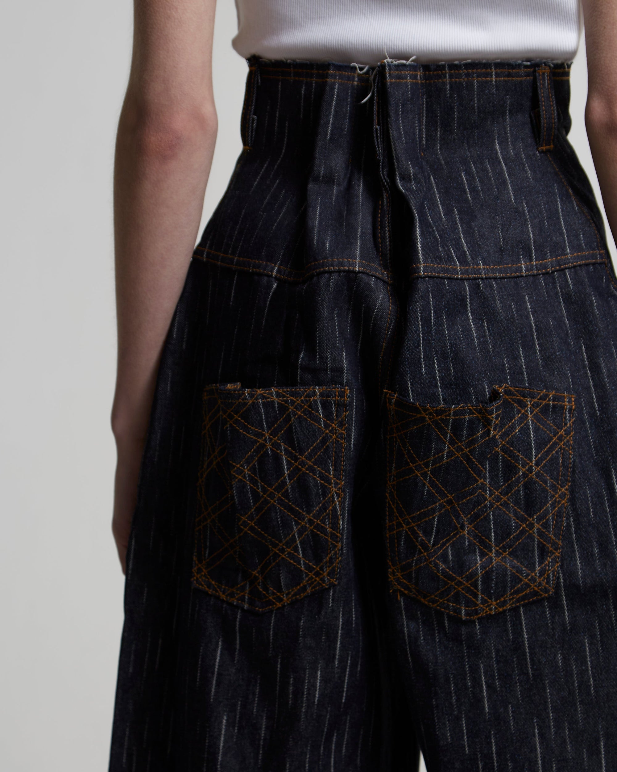 High-Rise Cocoon Jeans | Navy