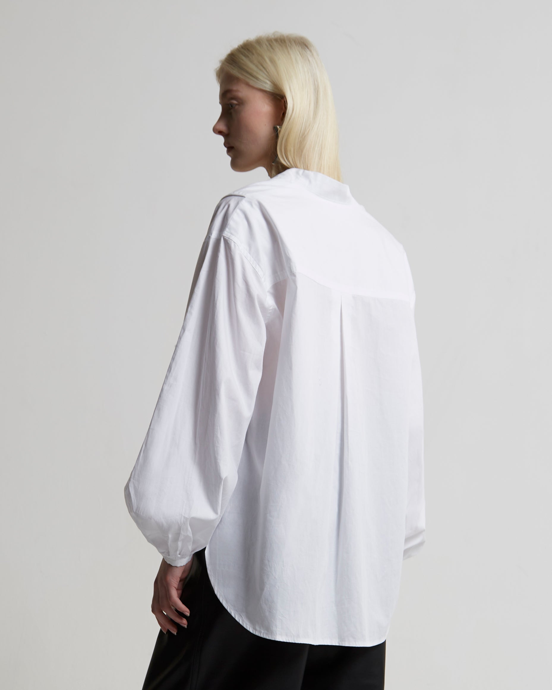 Oversized Sailor Collar Shirt