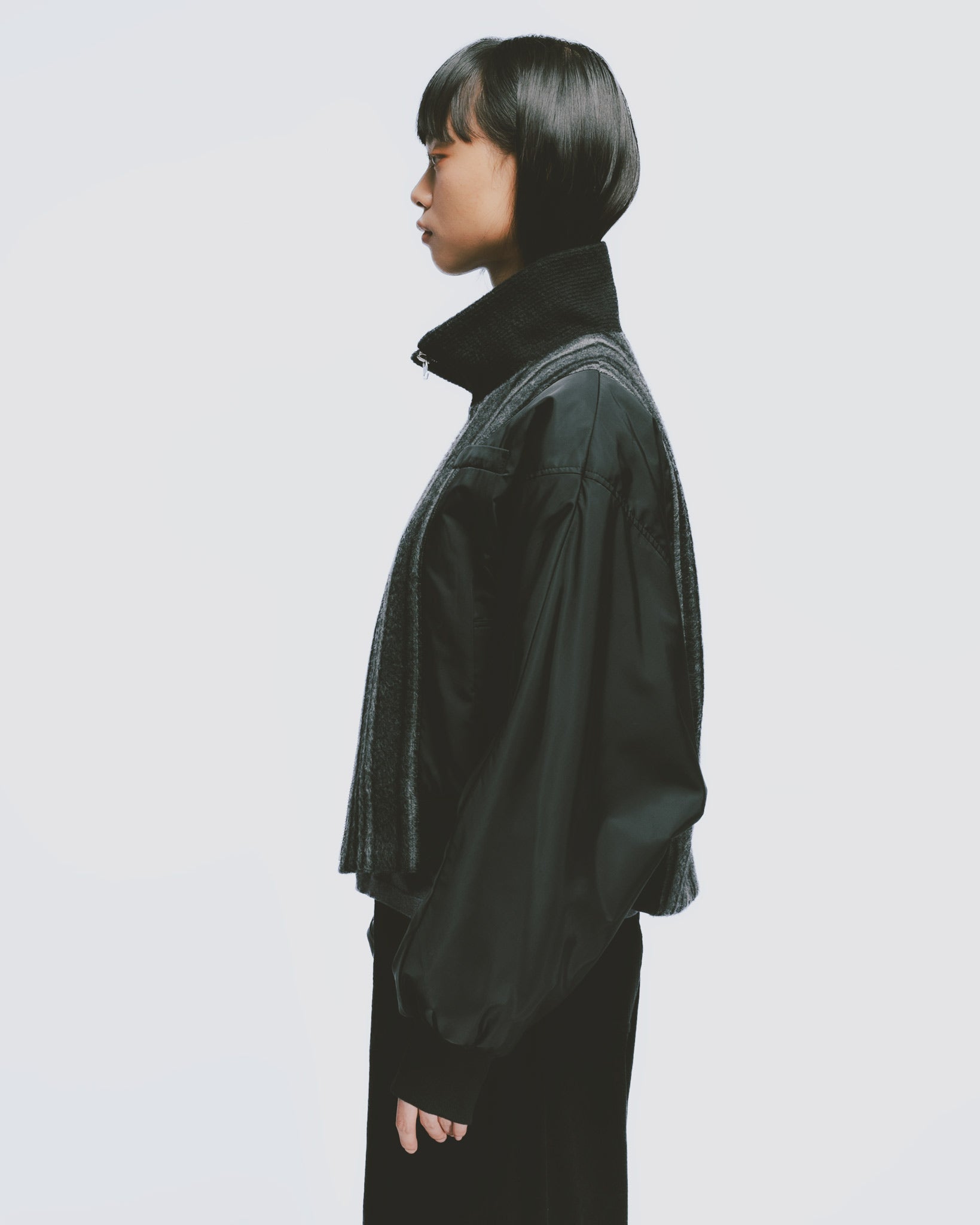 異素材フライトジャケット