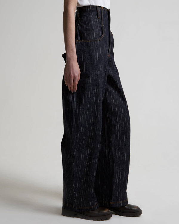 High-Rise Cocoon Jeans | Navy