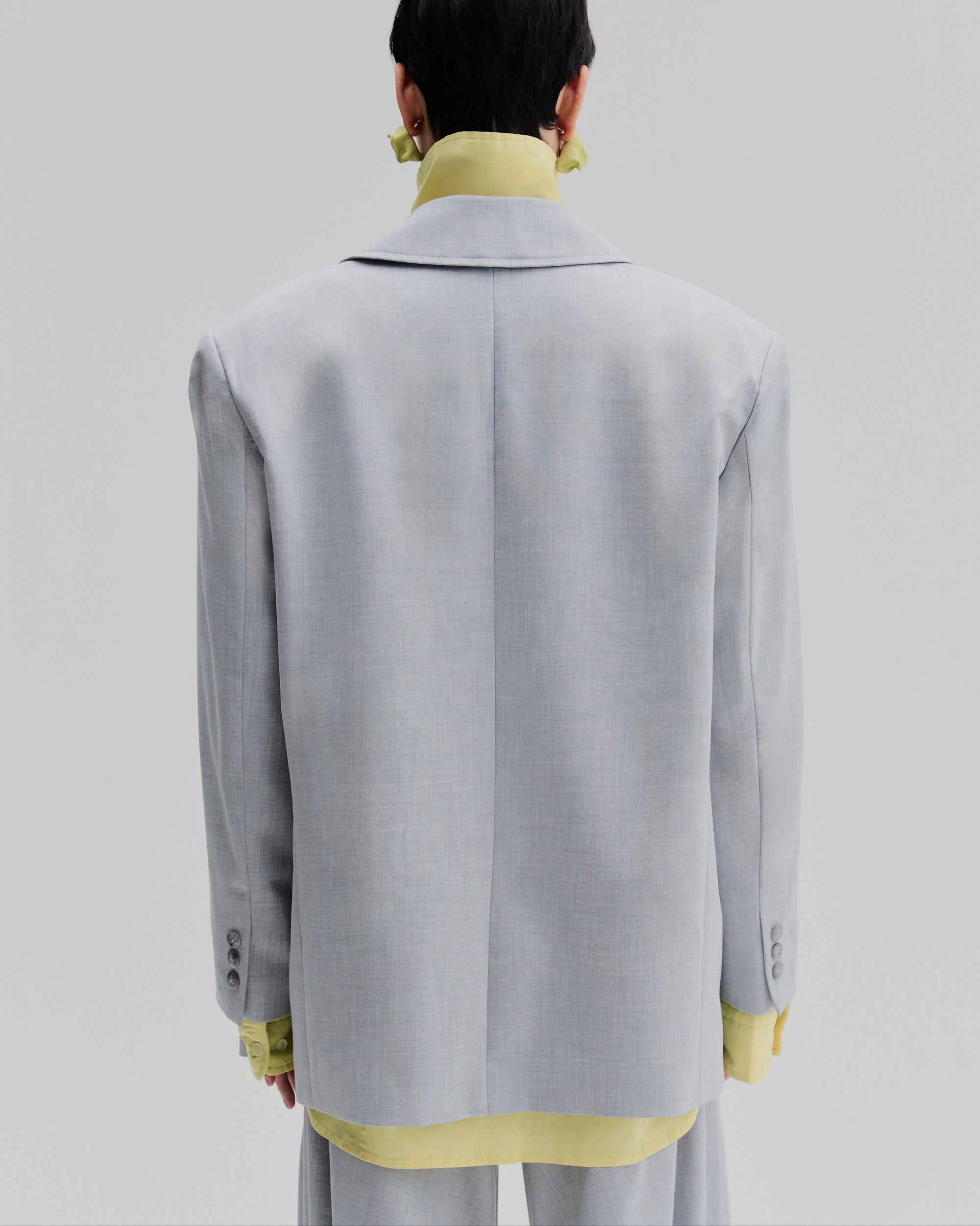 Relaxed Blazer With Box Pleats