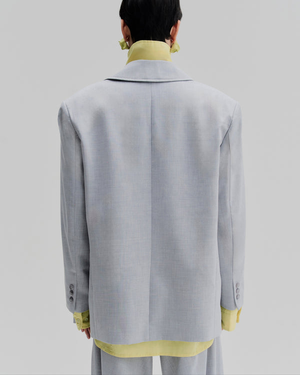 Relaxed Blazer With Box Pleats
