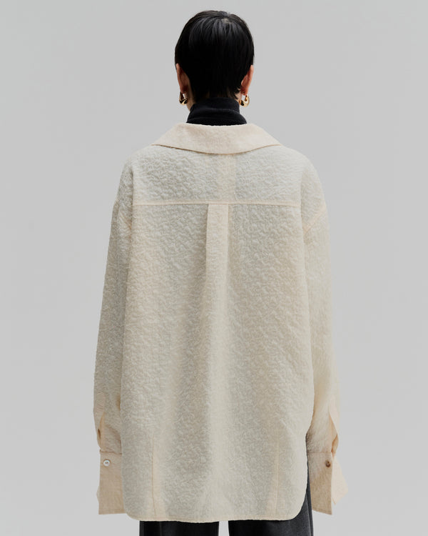 Convertible Pointed Collar Shirt