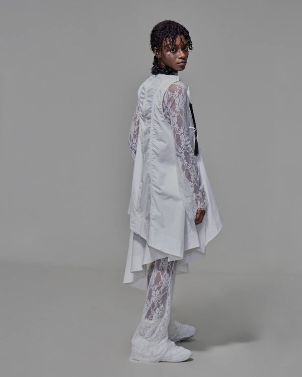 Two-piece Apron Vest | White
