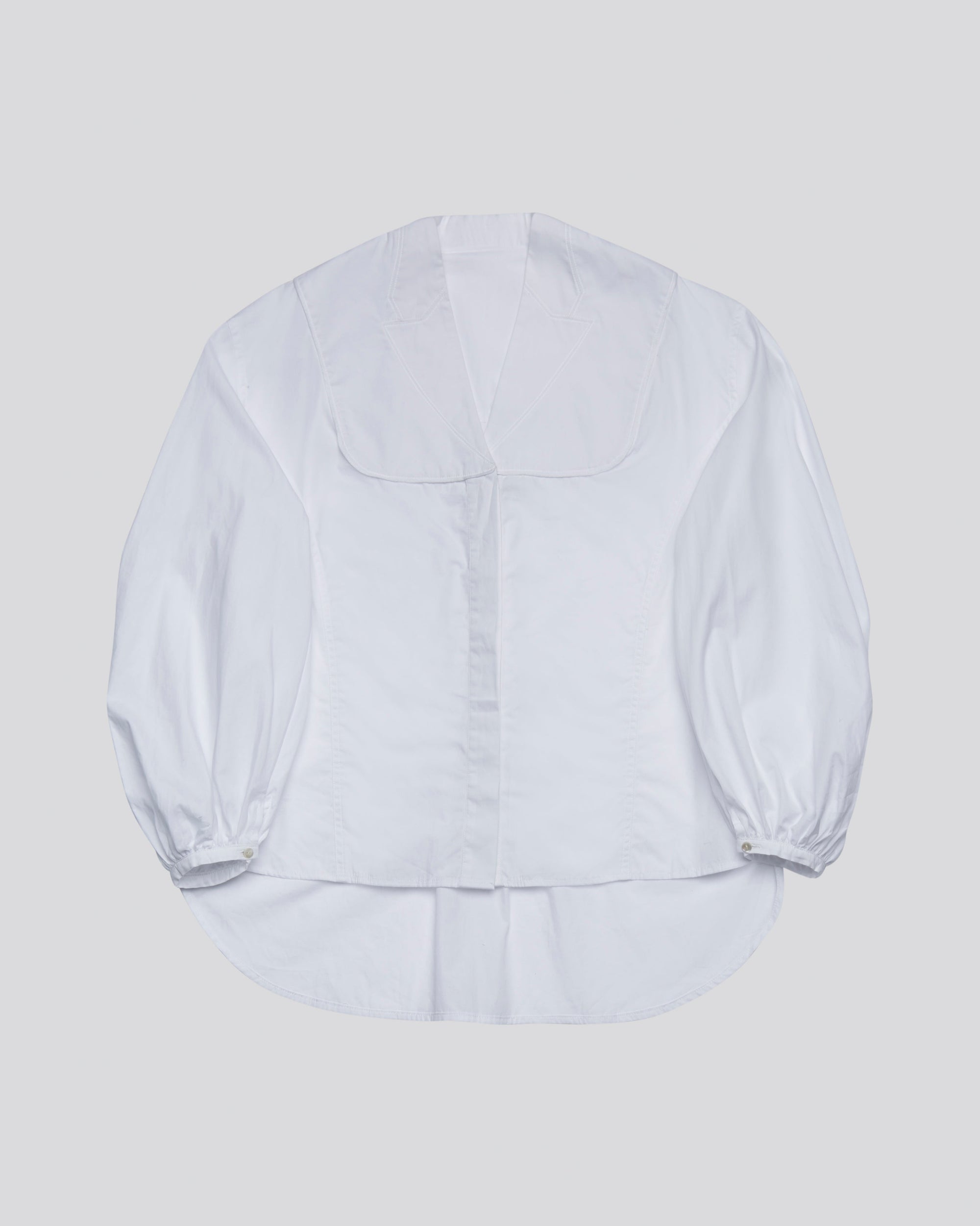 Oversized Sailor Collar Shirt