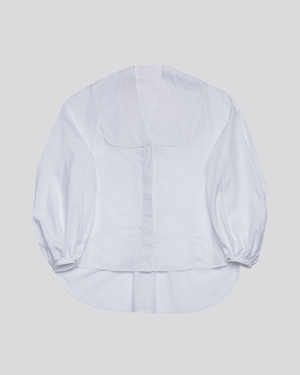 Oversized Sailor Collar Shirt