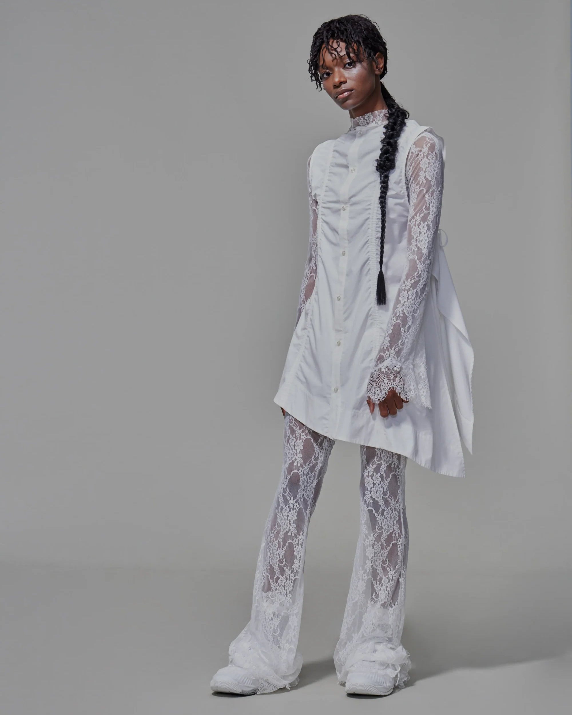 Two-piece Apron Vest | White