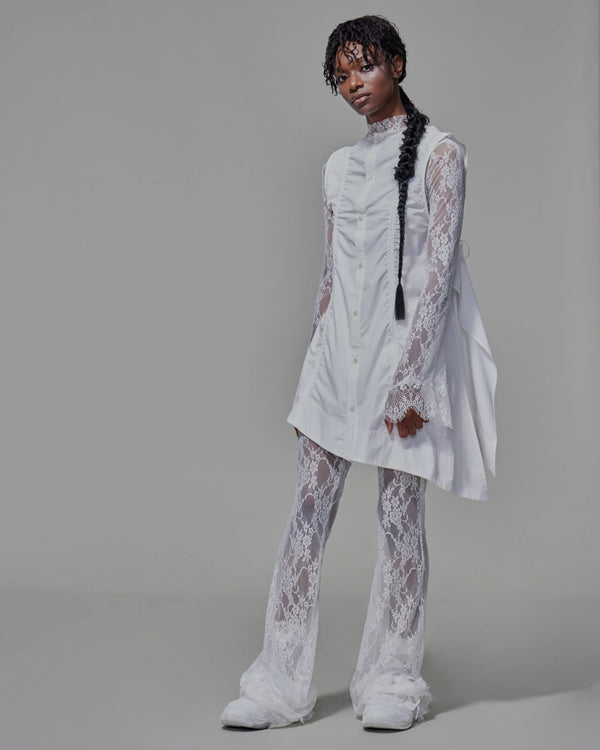 Two-piece Apron Vest | White