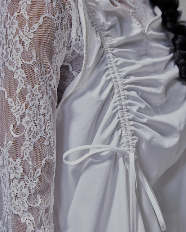 Two-piece Apron Vest | White