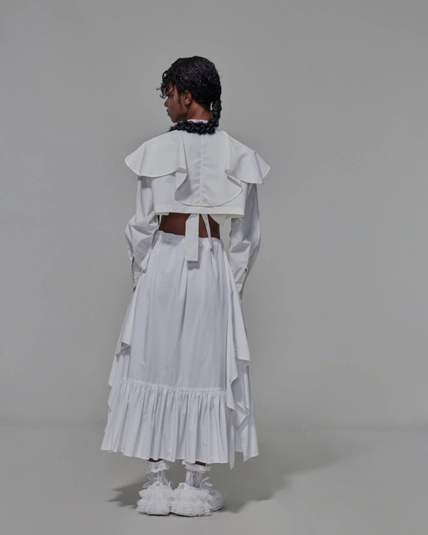 Two-way Cape Wallflower Shirt