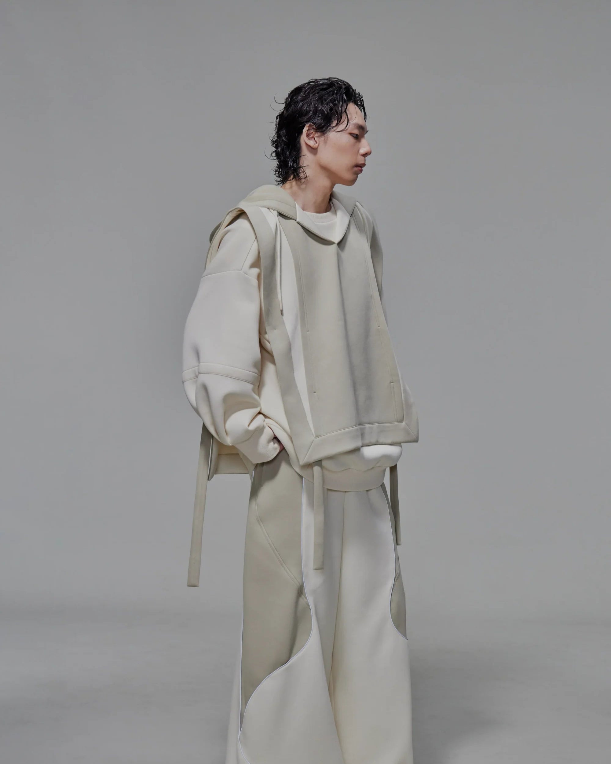 Oversized Hooded Vest