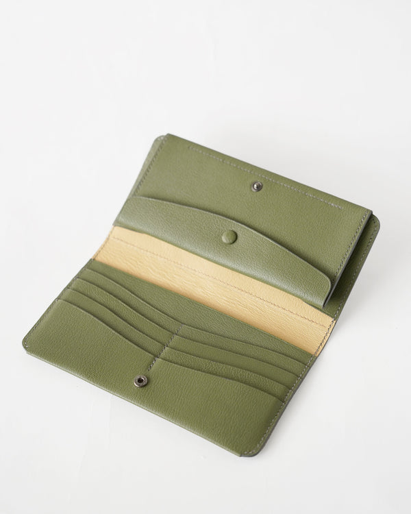 Hill long wallet | 霧丘 スリムロングウォレット