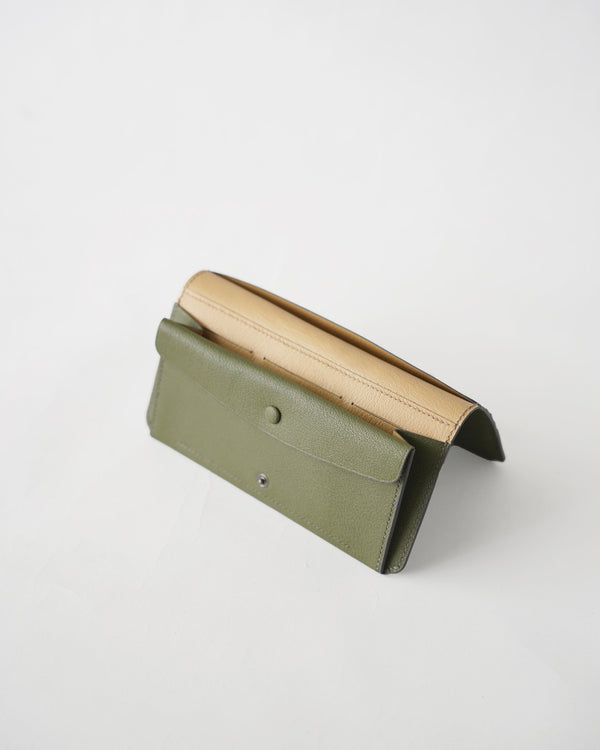 Hill long wallet | 霧丘 スリムロングウォレット