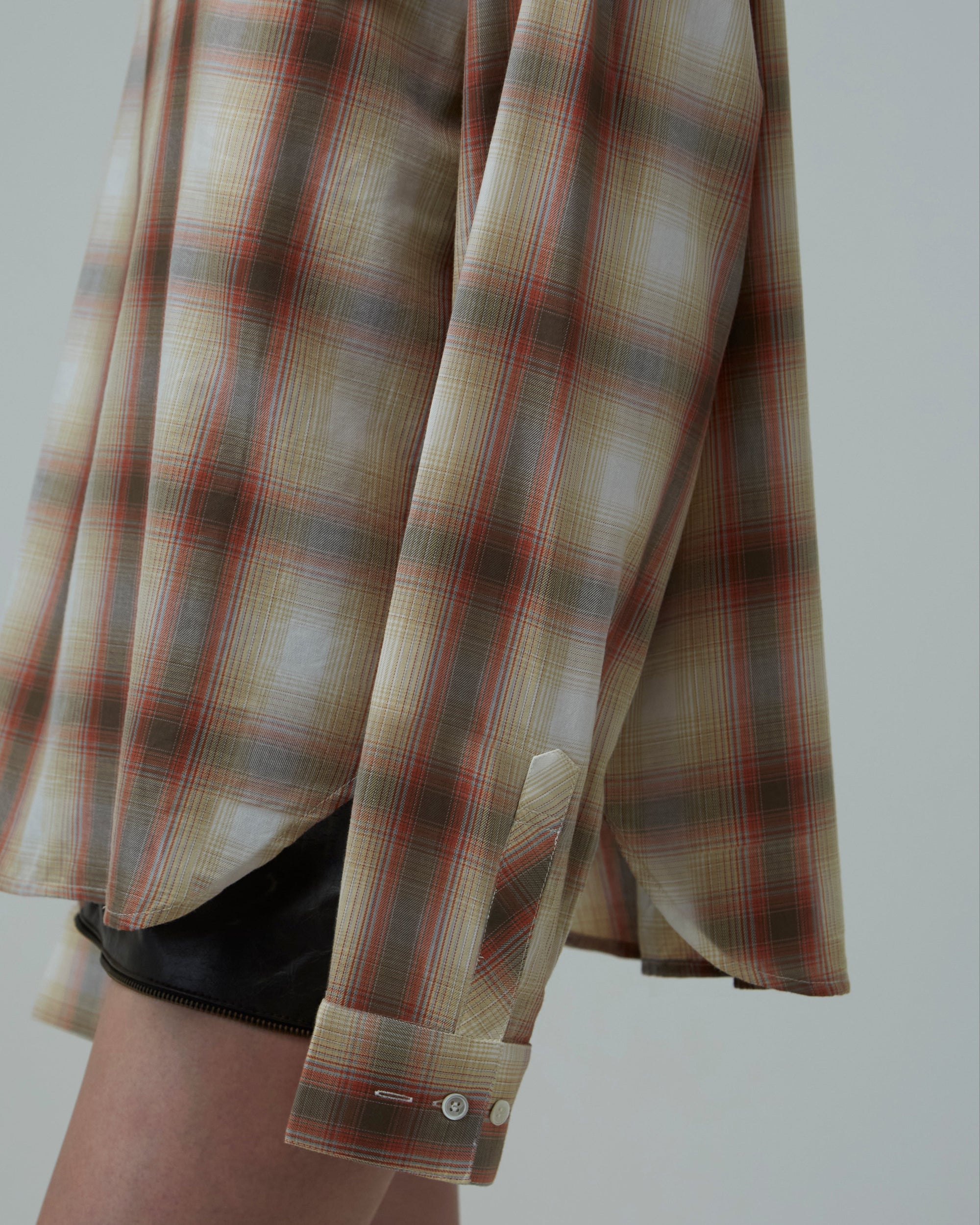 Oversized Overshirt | Beige-Brown