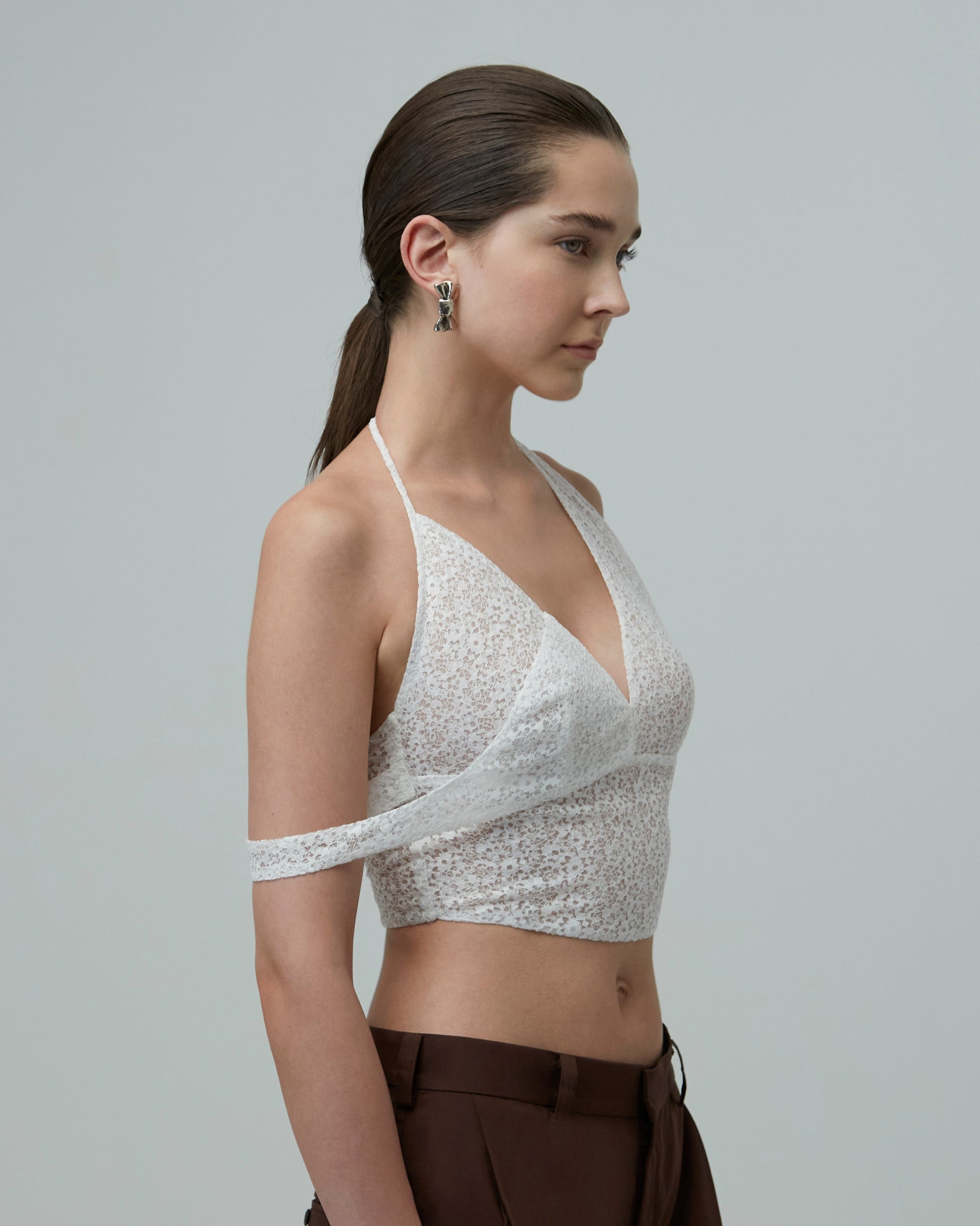 Lace Halter Bralette Top