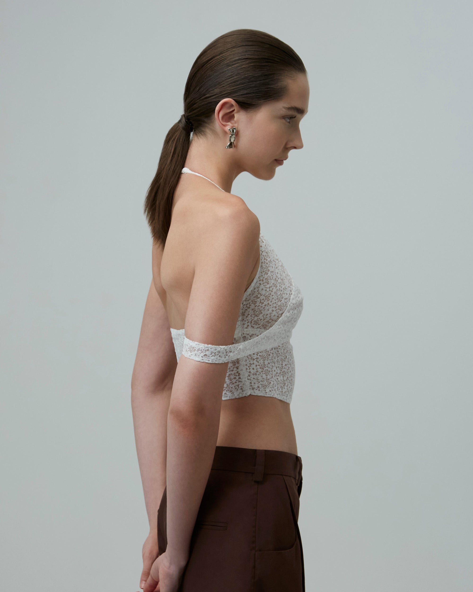 Lace Halter Bralette Top