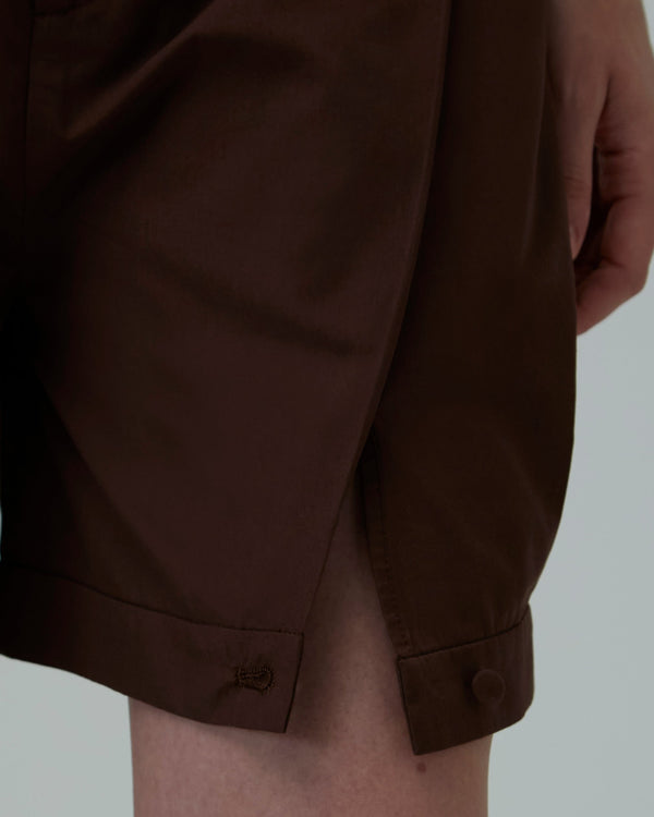 Tailored Shorts | Brown