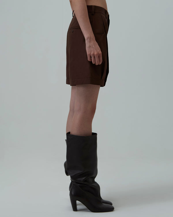 Tailored Shorts | Brown