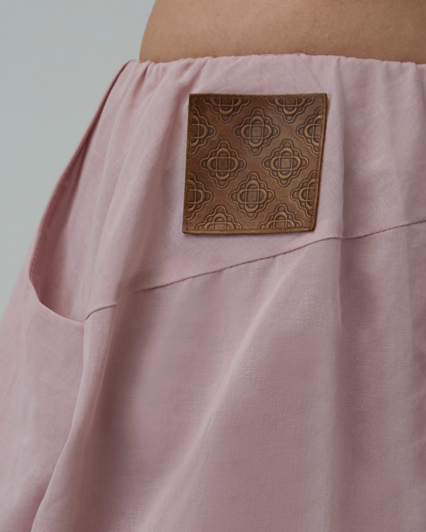 Bubble Cotton Shorts | Pink