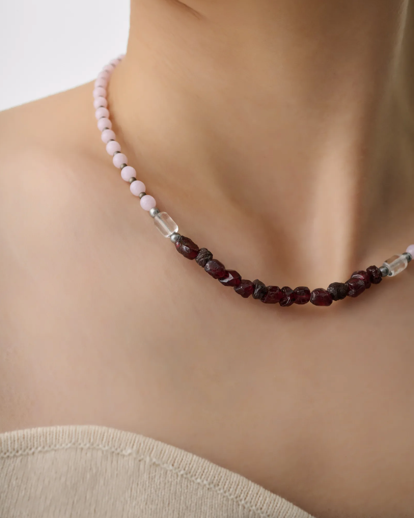 Cleopatra's Garnet Necklace