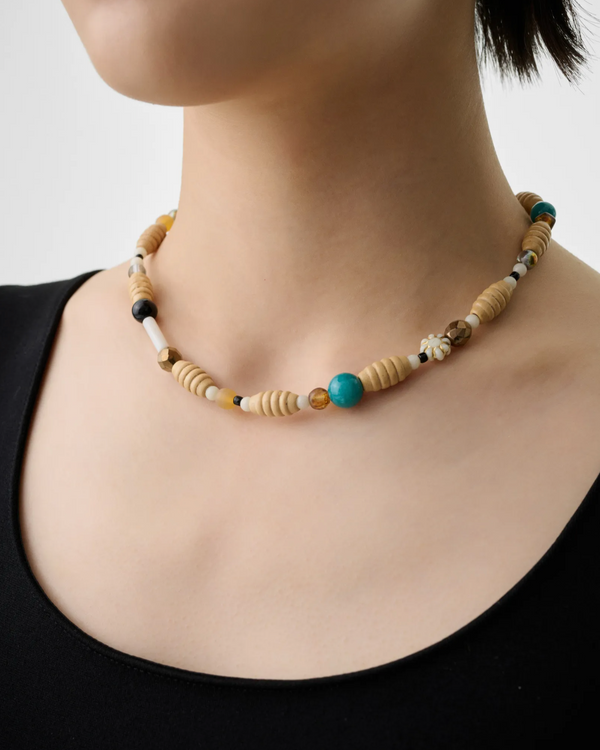 Cleopatra's Wood Necklace