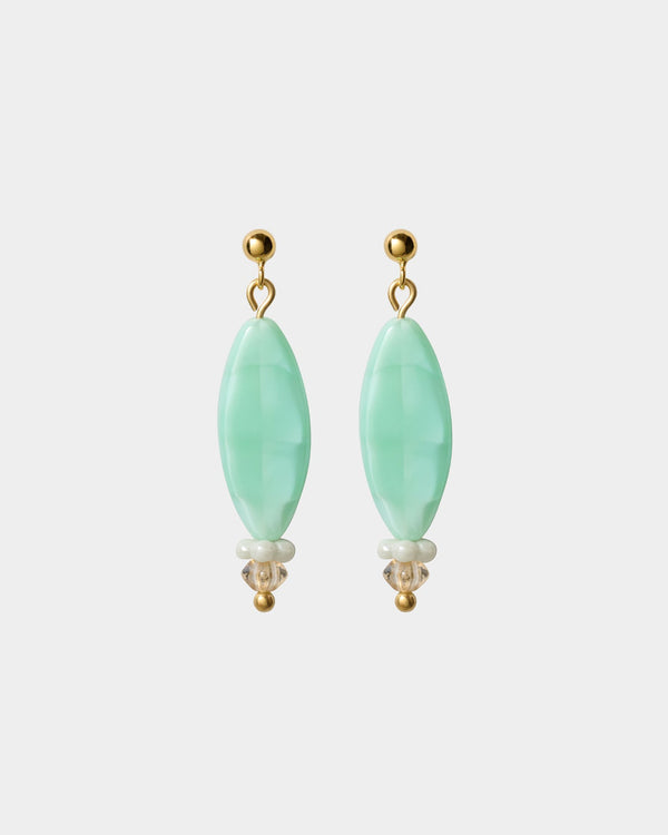 Cyan Fish Earrings | スタッドピアス