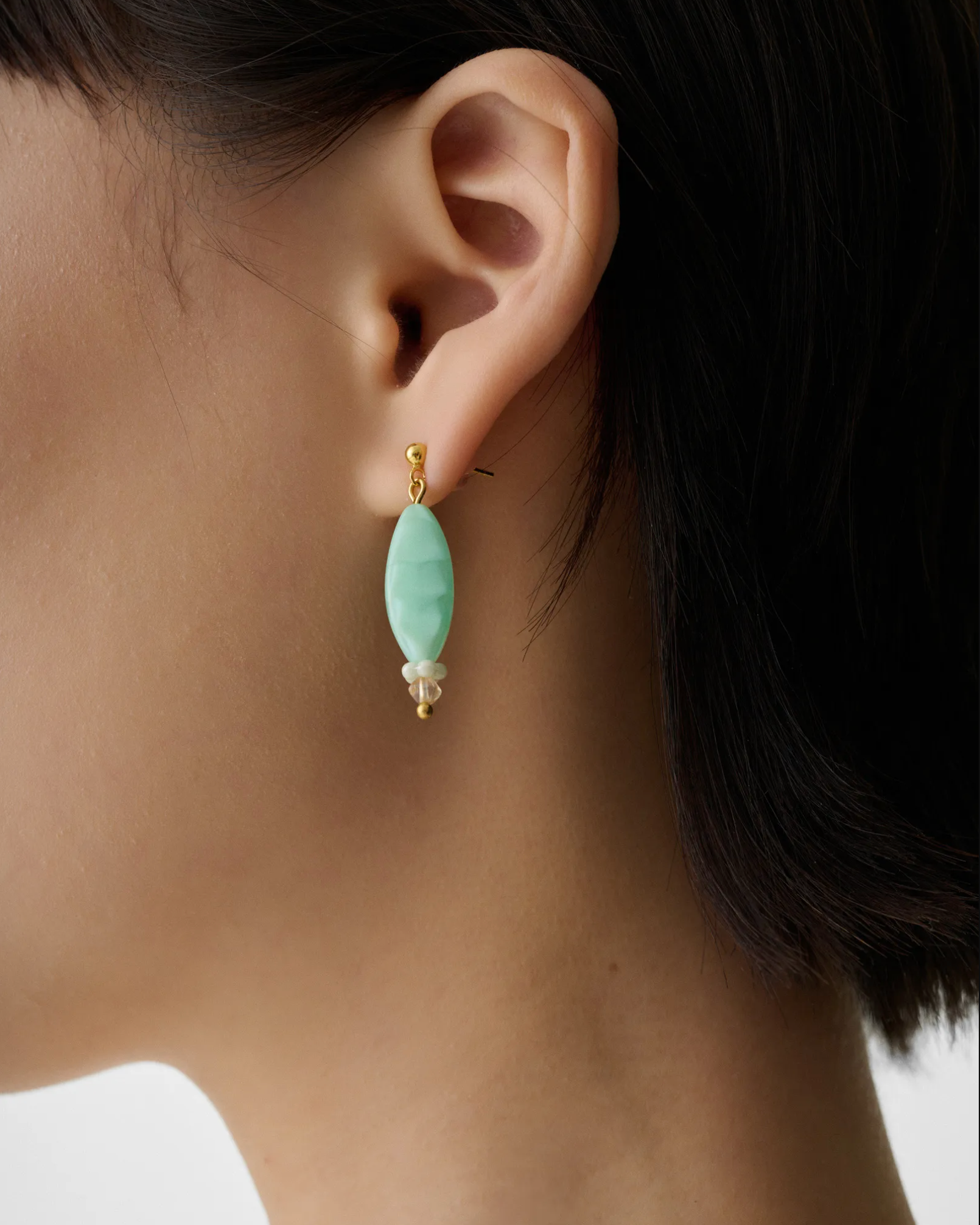 Cyan Fish Earrings | スタッドピアス