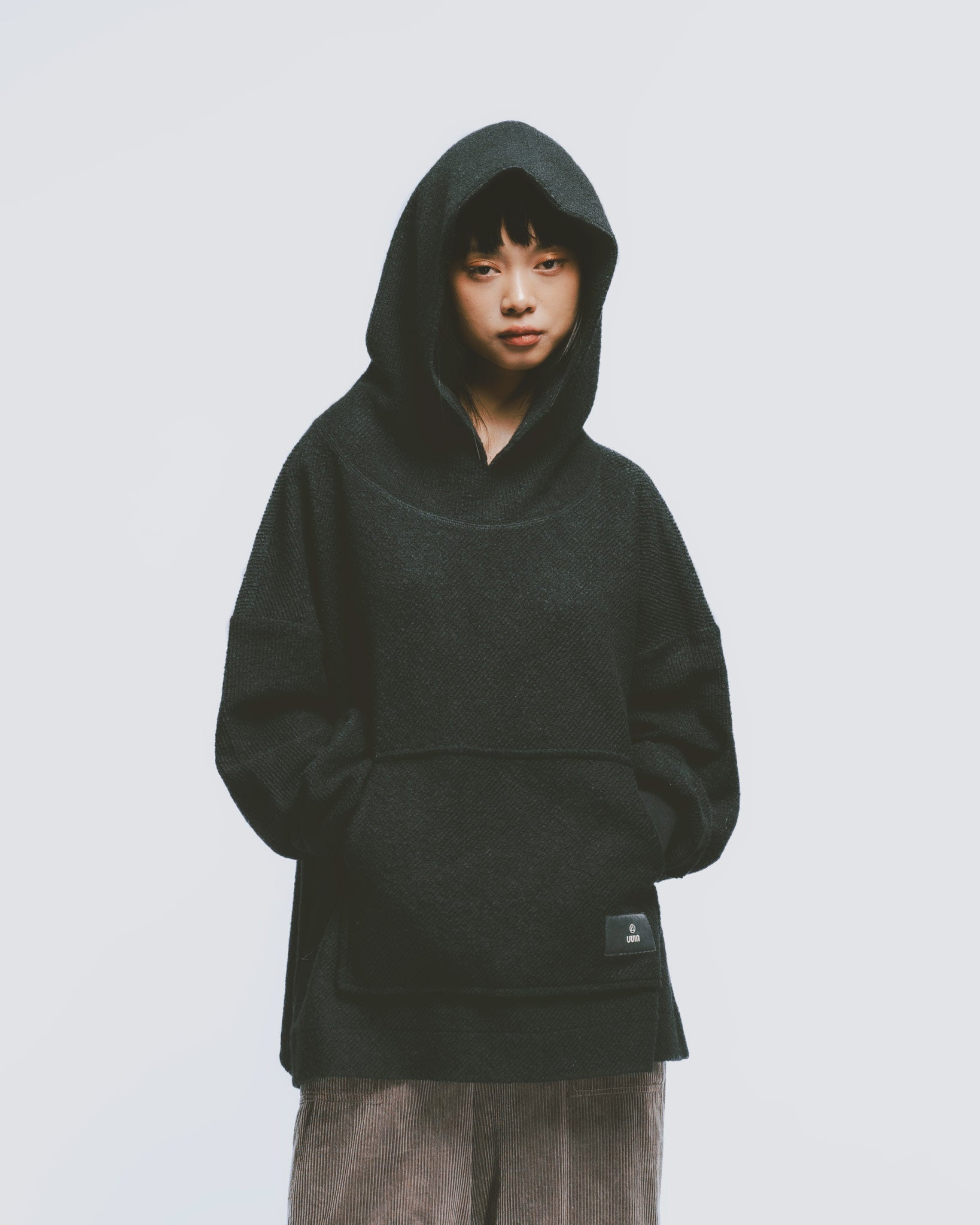 ウールリブフーディー