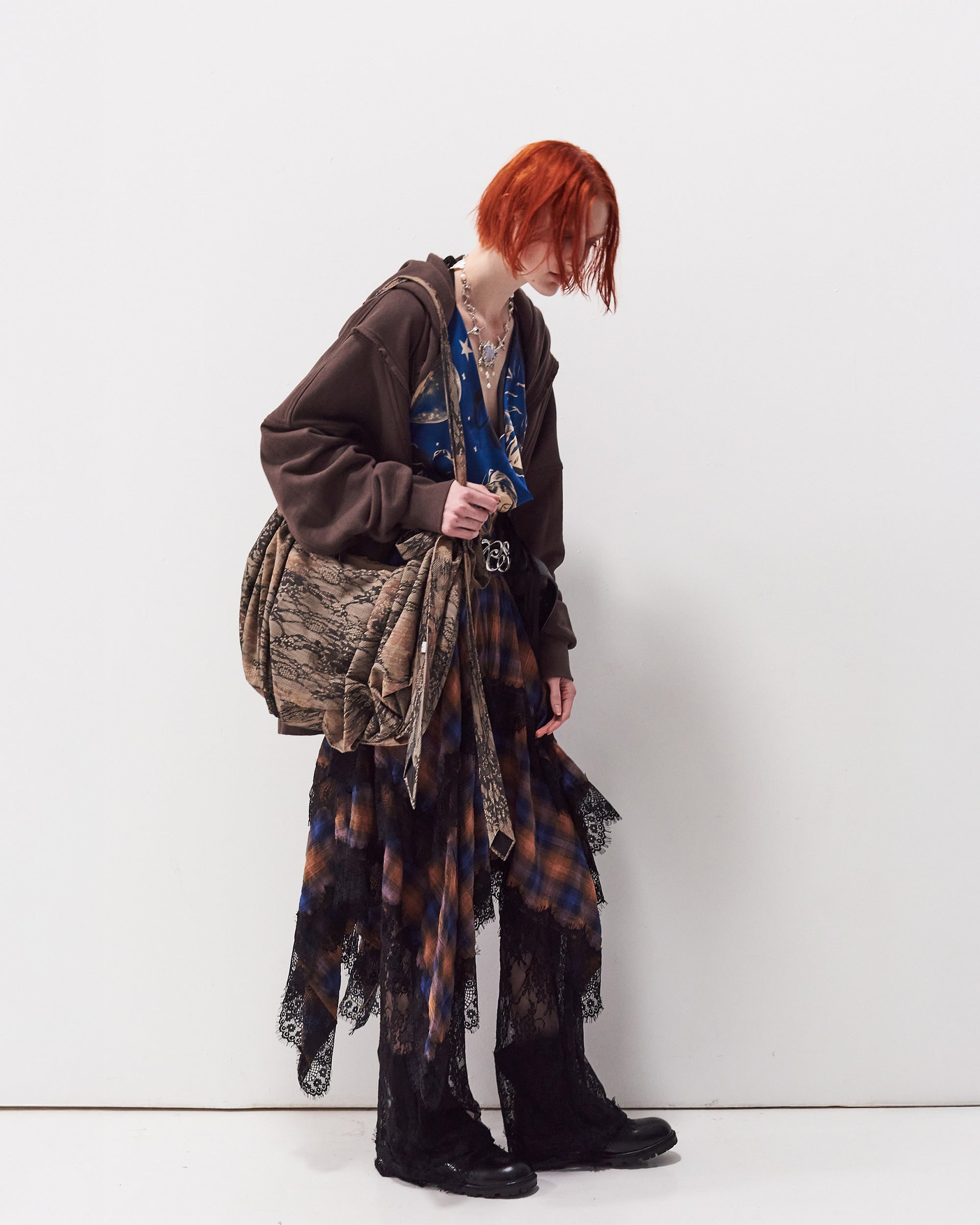 Zero Waste Checker Skirt