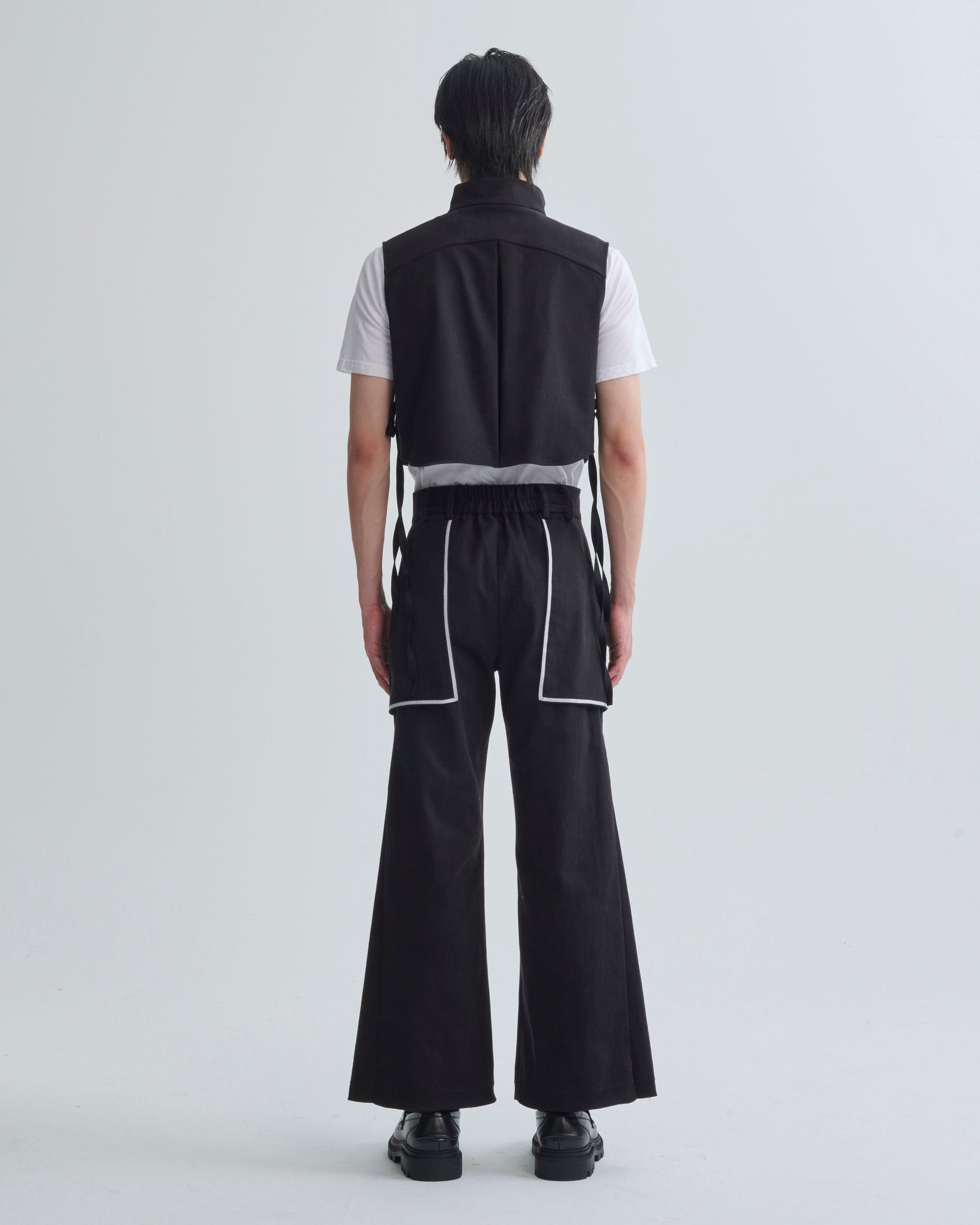 カーゴポケットフレアパンツ