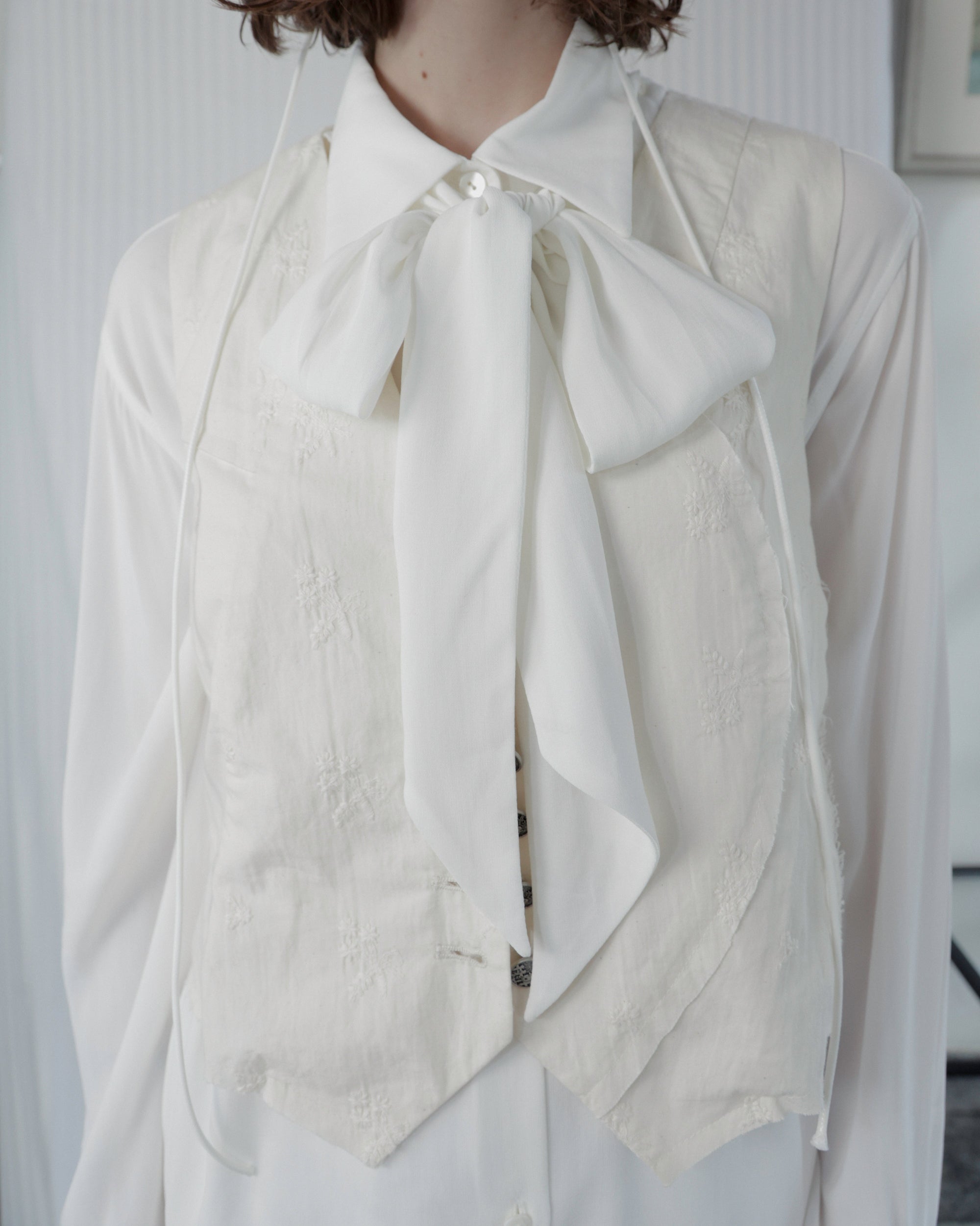 GARDINS WAISTCOAT スーツベスト（ホワイト）